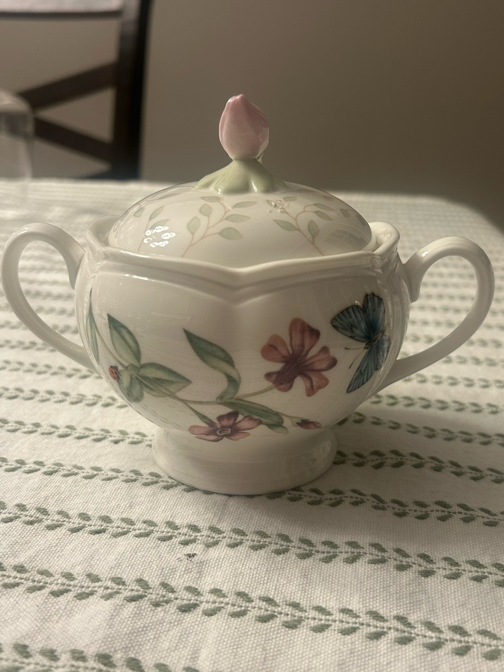 Lenox Butterfly Meadow Sugar Bowl